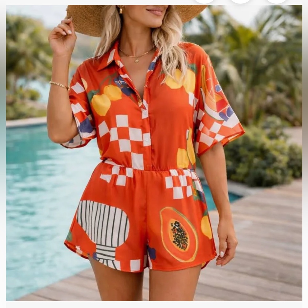 NWT Petal & Pup Sebastian Romper XL